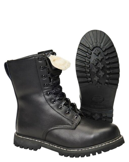 Brandit Combat Boots With Lining Black Unisex Black