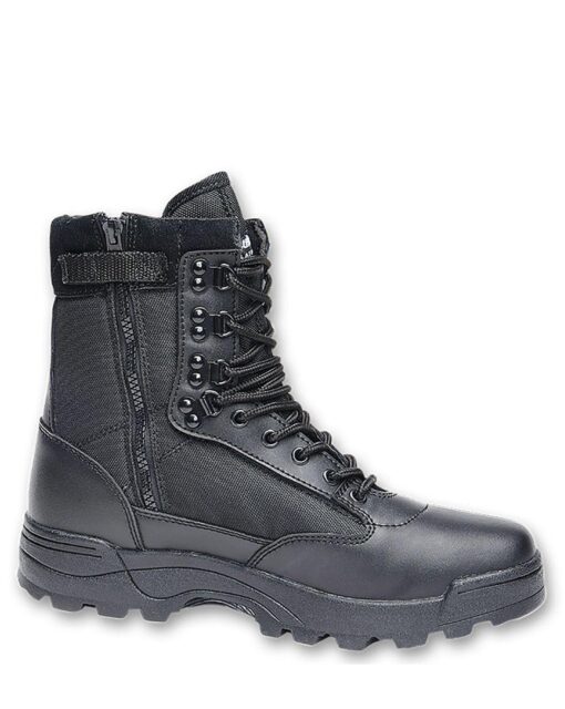 Brandit Tactical Security Boots with Zip Black Unisex Black