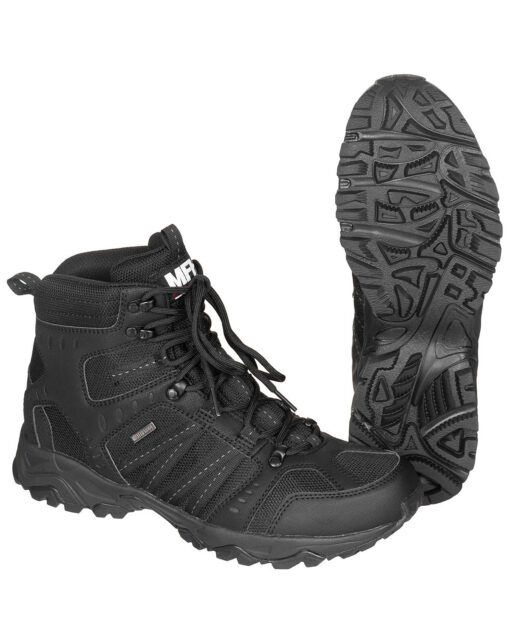 MFH Combat Boots Tactical Black Herre Black