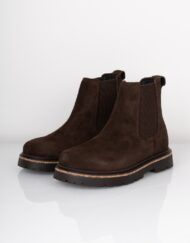 Birkenstock - Sko - Highwood Slip On Women Suede Leather - Mocha