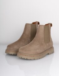 Birkenstock - Sko - Highwood Slip On Women Suede Leather - Taupe  Beige