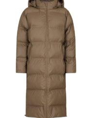 Neo Noir - Jakke - Viviana C Puffer Jacket - Dark Taupe  Brun