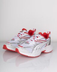 Puma - Sneakers - Morphic - White/Red  Hvid