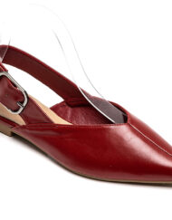 Amance dame slingback ballerinaer  - Red Female