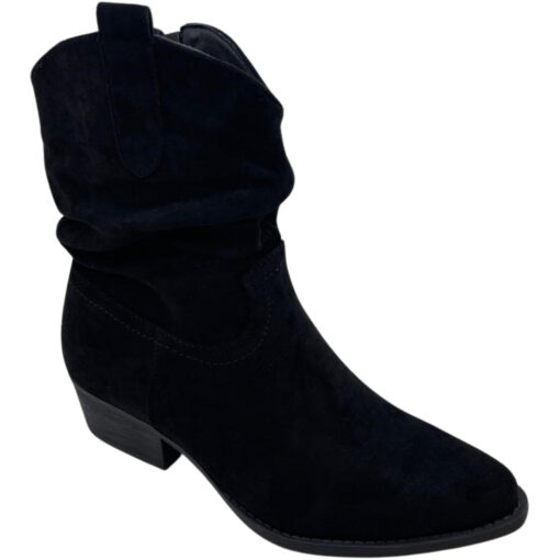 Angelique dame cowboystøvler  - Black Female Sort