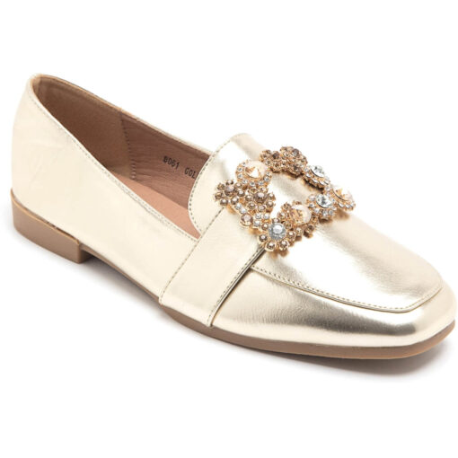 Ava dame loafers  - Gold Female