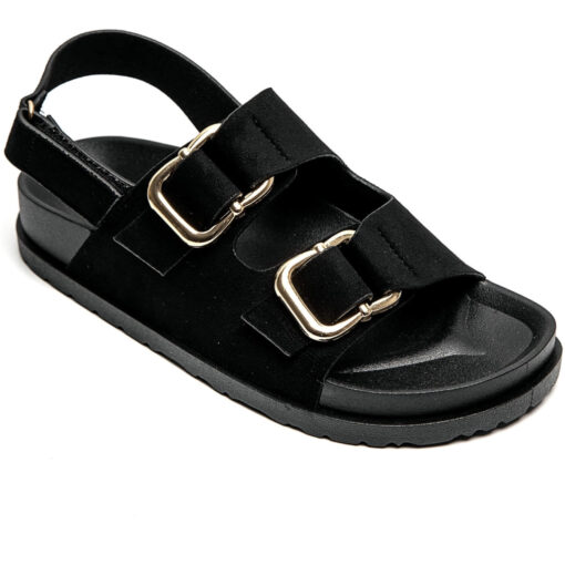 Caprine Dame Sandaler  - Black Female Sort