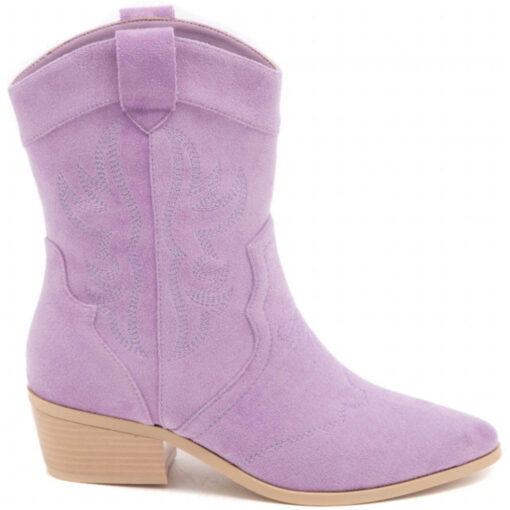 Celia cowboystøvle a - Violet Unisex
