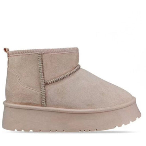 Chloe Dame bamsestøvler Ta- - Pink Female