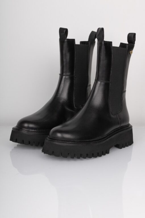 Copenhagen Shoes - Støvler - Lemon (Plain Color) - Black  Sort