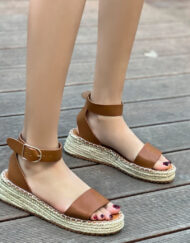 Dame Sandal - - Camel Female Camel