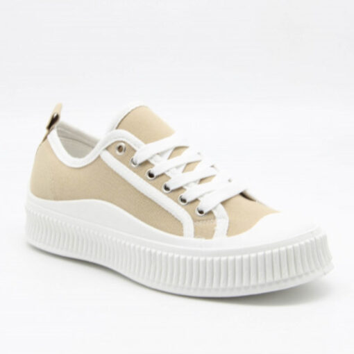 Dame Sneakers  - Kaki Female