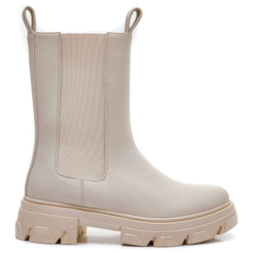 Dame støvle A - Beige Female Beige