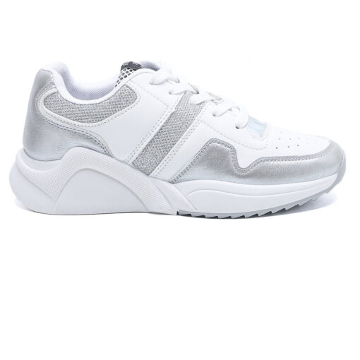 Ebba dame Sneakers  - Silver Female
