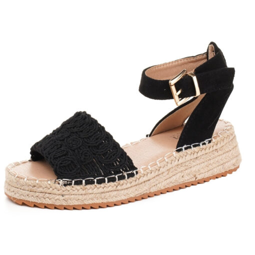 Eline dame sandal - - Black Female Sort