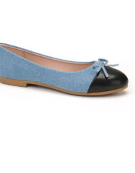 Elise dame ballerinasko  - Blue Female Blå