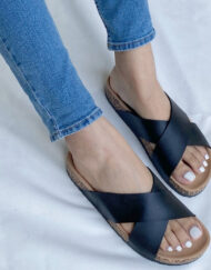 Evie Sandal  - Black Unisex Sort