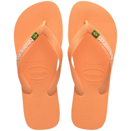 Havaianas Slippers Unisex Brazil Logo  - Peach Unisex