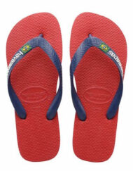 Havaianas Slippers Unisex Brazil Logo  - Ruby Red Unisex