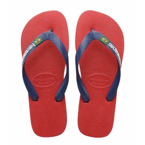 Havaianas Slippers Unisex Brazil Logo  - Ruby Red Unisex