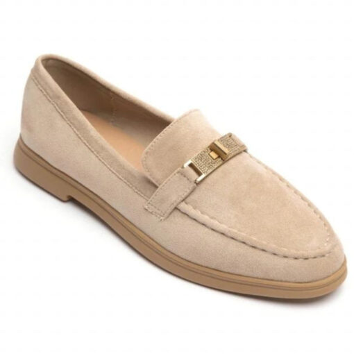 Jessi Dame loafers  - Khaki Female Khaki