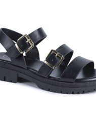 Karla dame sandal  - Black Female Sort