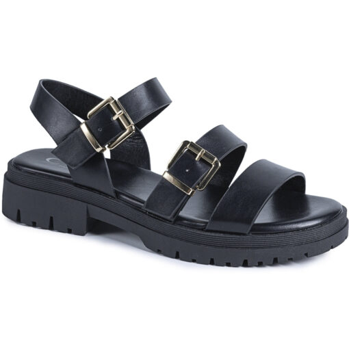 Karla dame sandal  - Black Female Sort