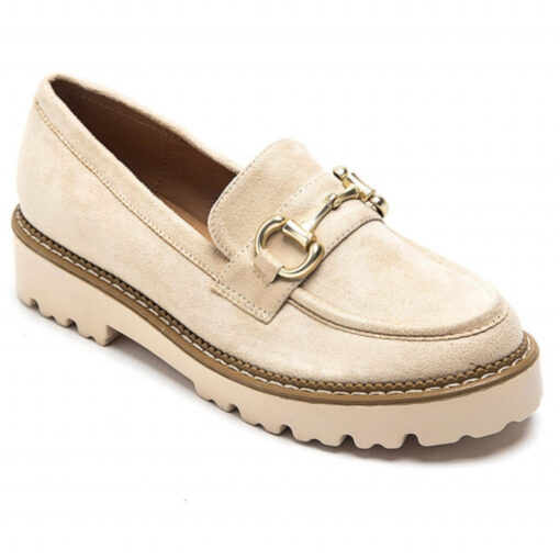 Leah Dame loafers  - Beige Female Beige
