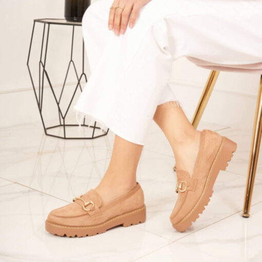 Leah Dame loafers  - Camel Female Camel
