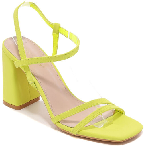 Leah stiletter  - lemon Unisex