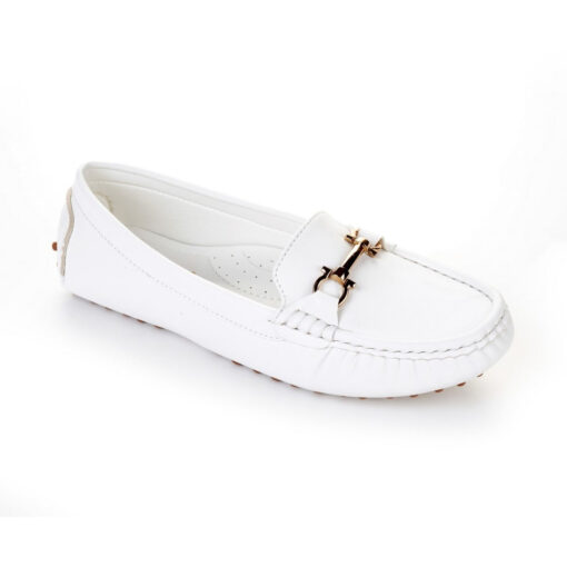 Lin loafers  - White Unisex Hvid