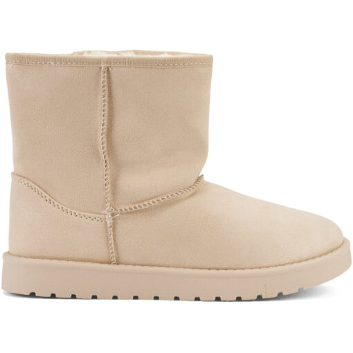 Lina dame bamsestøvle  - Beige Female Beige