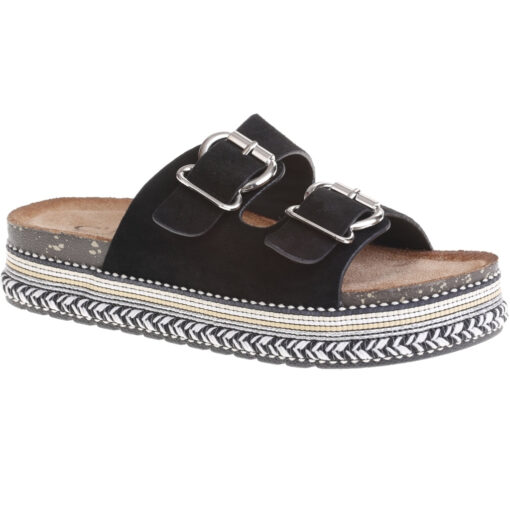 Lise dame sandal  - Black Female Sort