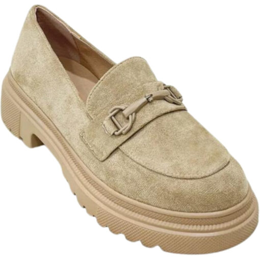 Lissa dame loafers HX - Kaki Female