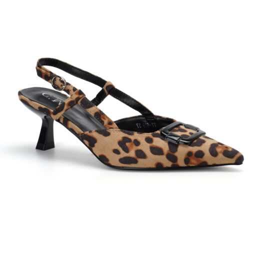 Malvina dame stiletter - - Leopard Female Leopard