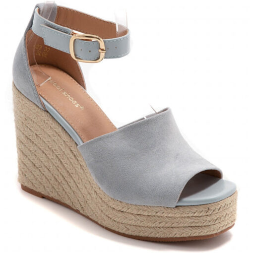 Merle plateau sko  - Blue Unisex Blå