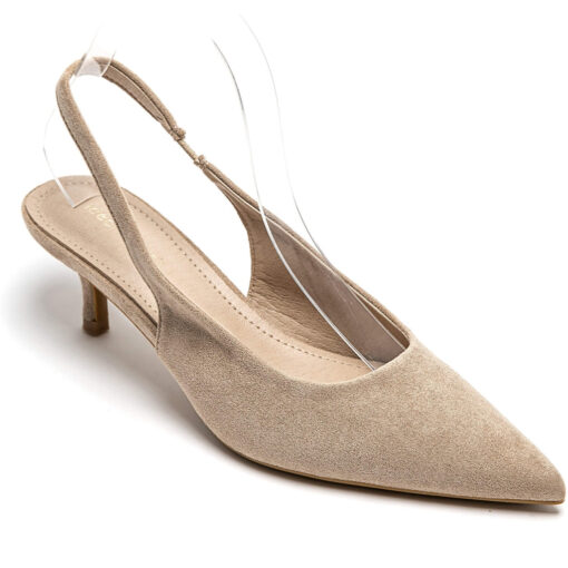 Ninelle dame slingback stiletter  - Kaki Female