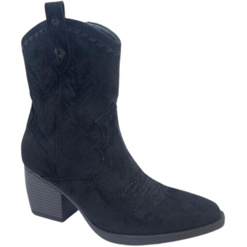 Noelle dame cowboystøvler  - Black Female Sort