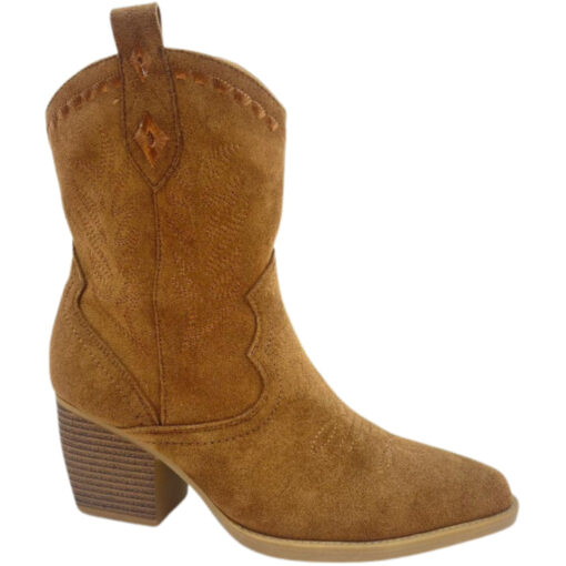 Noelle dame cowboystøvler  - Camel Female Camel