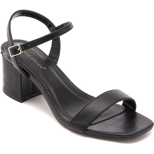 Opaline dame stiletter med blokhæl  - Black Female Sort