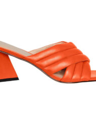 PCJULISE PADDED SANDAL - Red Orange Unisex Orange
