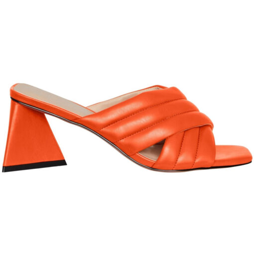 PCJULISE PADDED SANDAL - Red Orange Unisex Orange