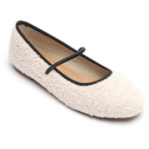 Petra Dame ballerinasko  - Beige Female Beige