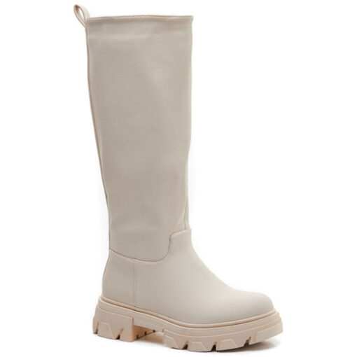 Pilipa Dame støvle A- - Beige Female Beige