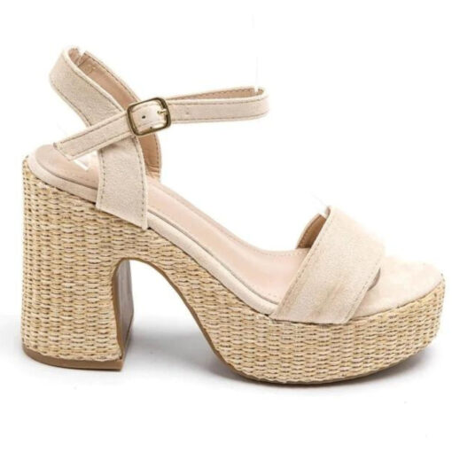 Sigrid dame plateau  - Beige Female Beige