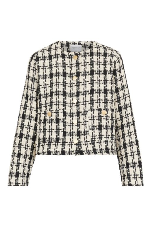Sisters Point - Jakke - Vasko-JA - Cream Check  Multifarvet