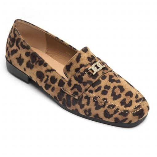 Vigdis Dame loafers  - Leopard Female Leopard