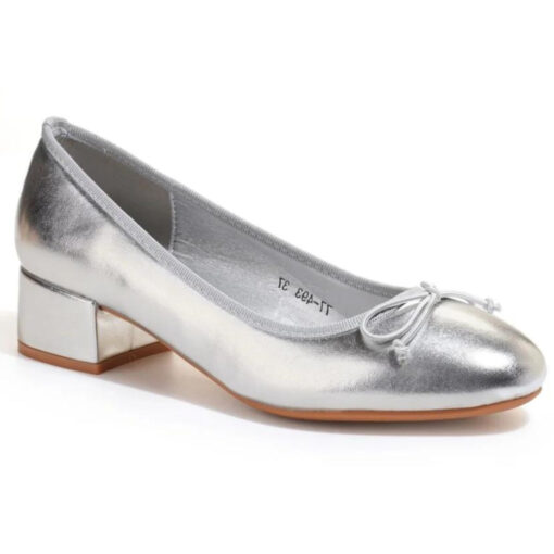 Camille dame plateau sko - - Silver Female