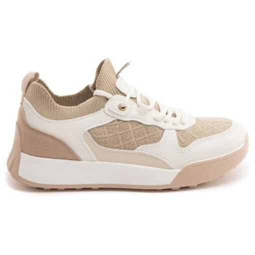 Dame sneakers  - Kaki Female