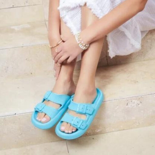 Ellen dame Sandal  - blue new Female Blå